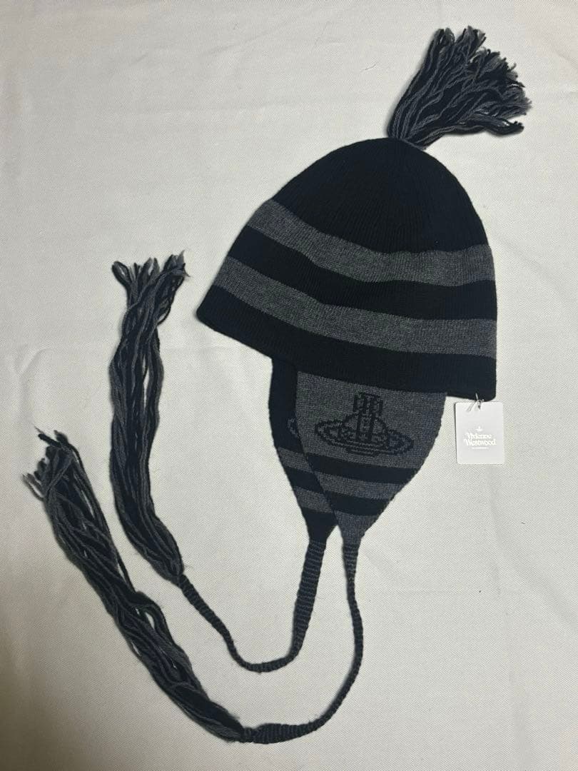 Vivienne Westwood 耳当て付きニット帽 タグ付 正規品 新品