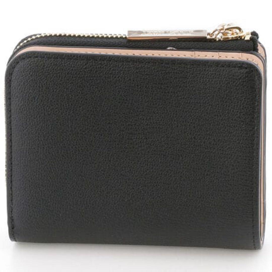 JILLSTUART エターナル L字ファスナー 折り財布 ブラック