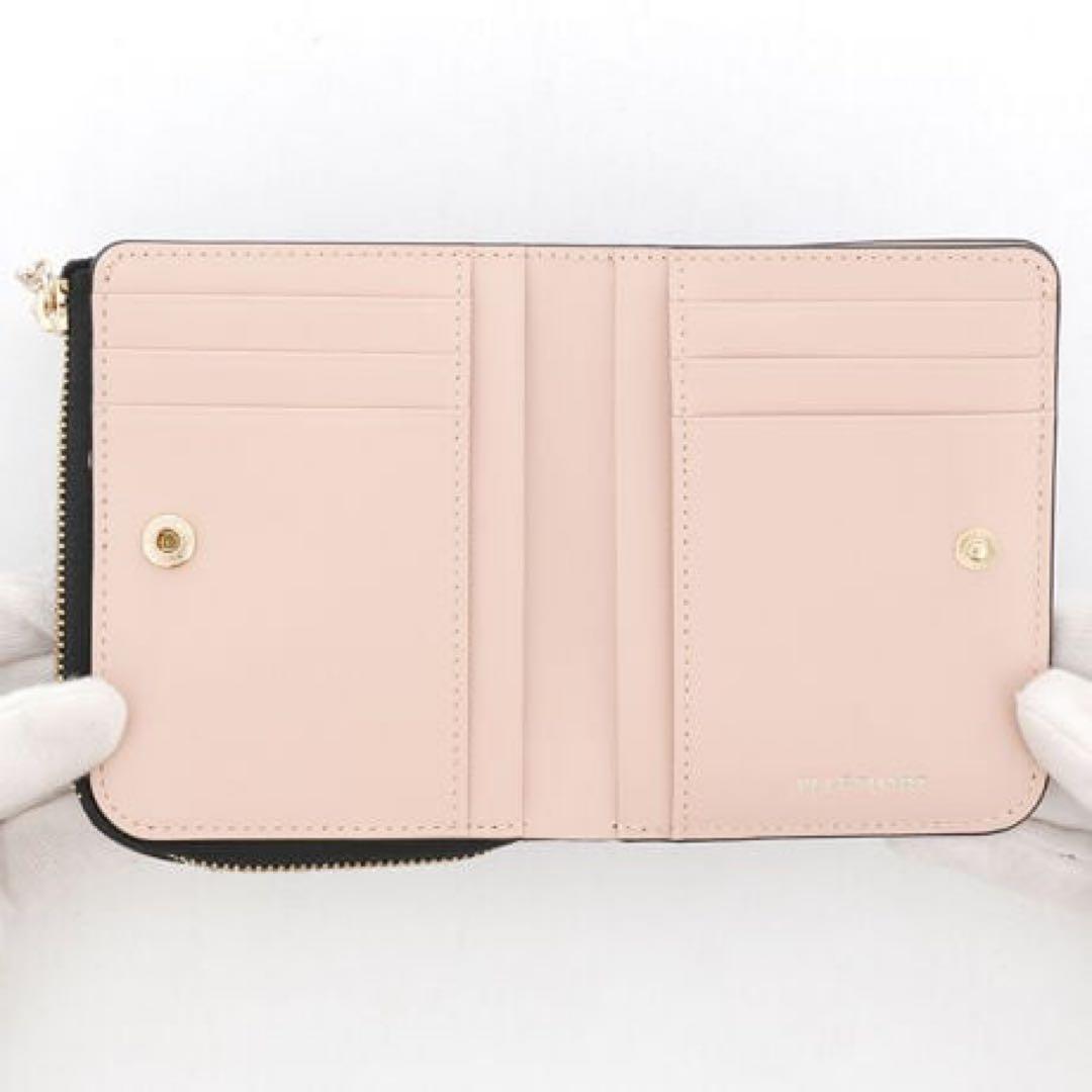 JILLSTUART エターナル L字ファスナー 折り財布 ブラック