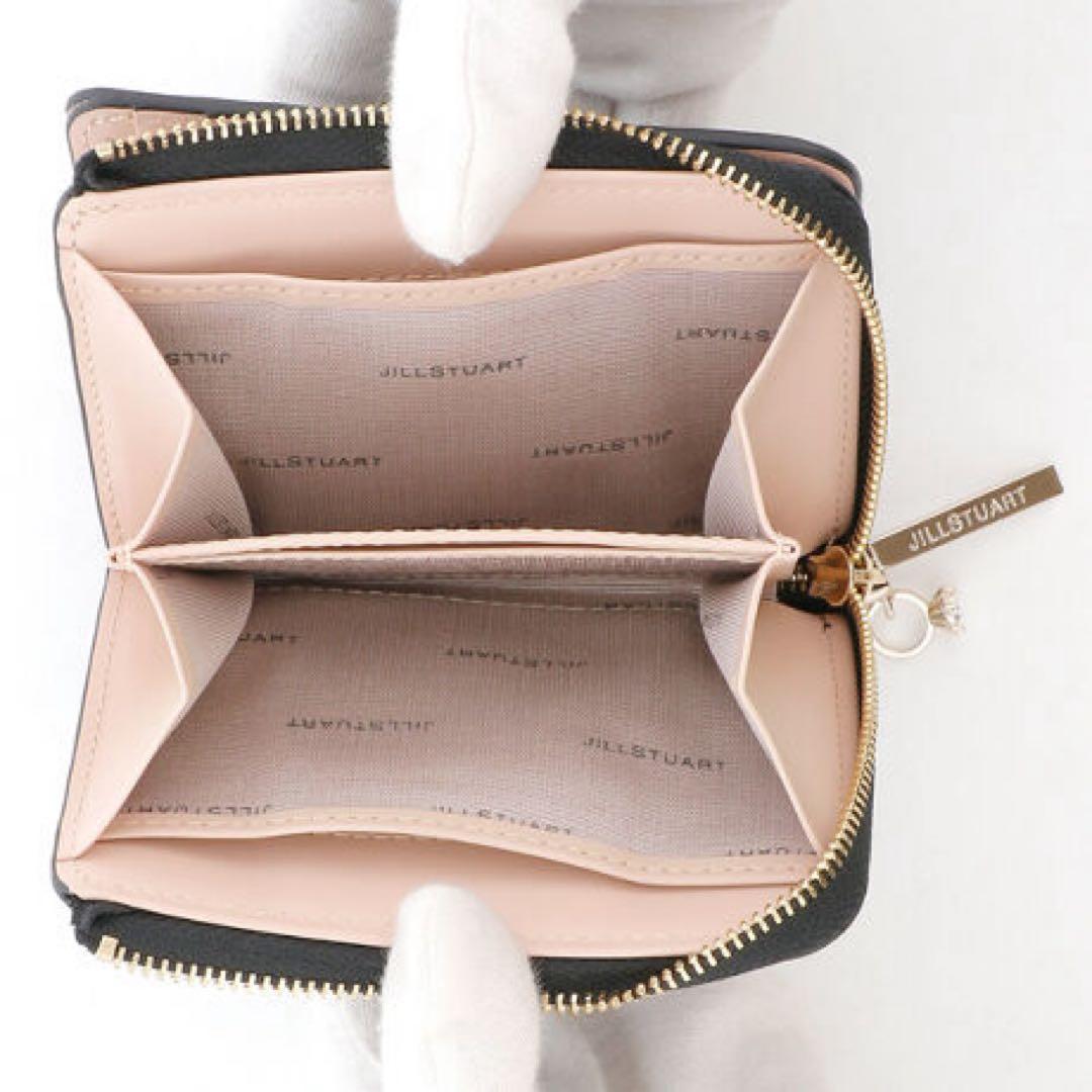 JILLSTUART エターナル L字ファスナー 折り財布 ブラック