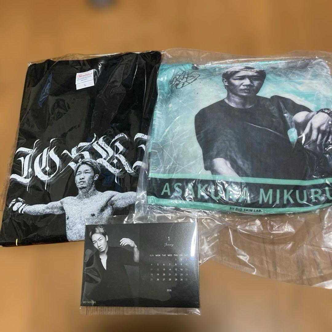 たか　朝倉未来　非売品応援ノベルティTシャツ3点セット