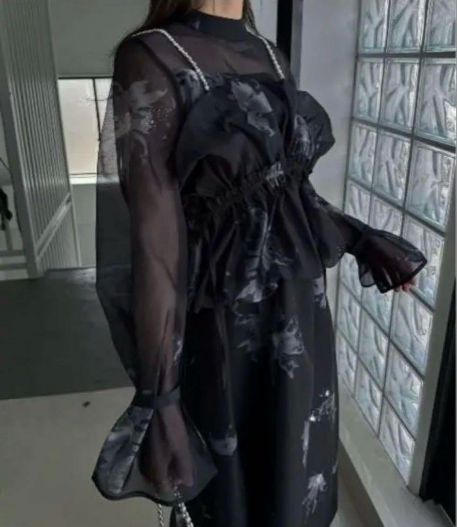 スーツ・フォーマル・ドレス willfully pearl shoulder camisole set