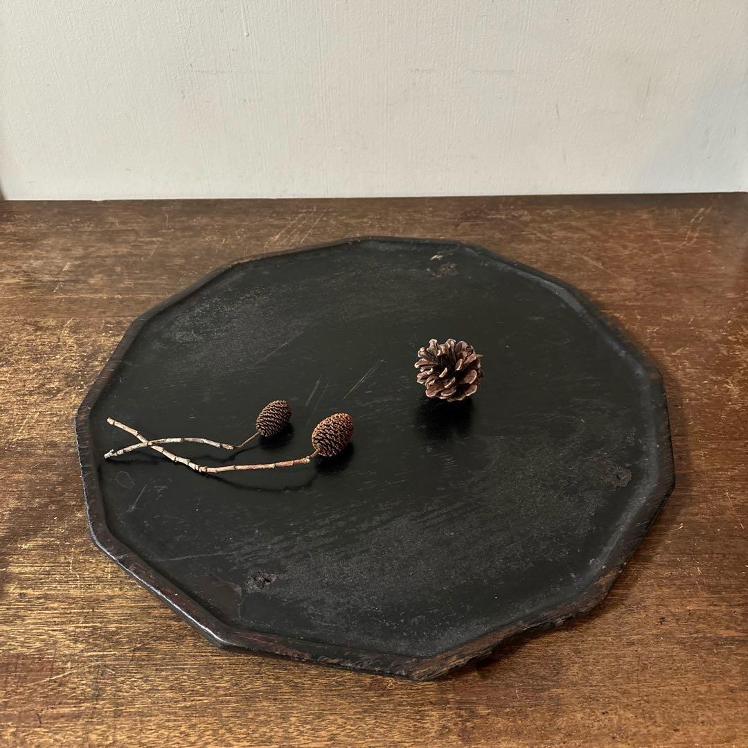 李朝十二角膳天板その63検:古道具.骨董品.韓国骨董. Antique.酒器盆.