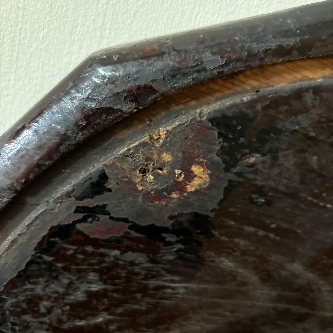 李朝十二角膳天板その63検:古道具.骨董品.韓国骨董. Antique.酒器盆.