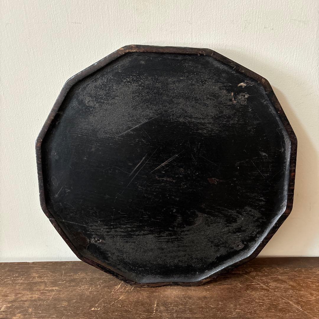 李朝十二角膳天板その63検:古道具.骨董品.韓国骨董. Antique.酒器盆.