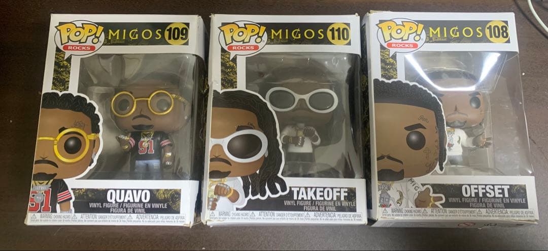 Migos POP フィギュア 3体セット