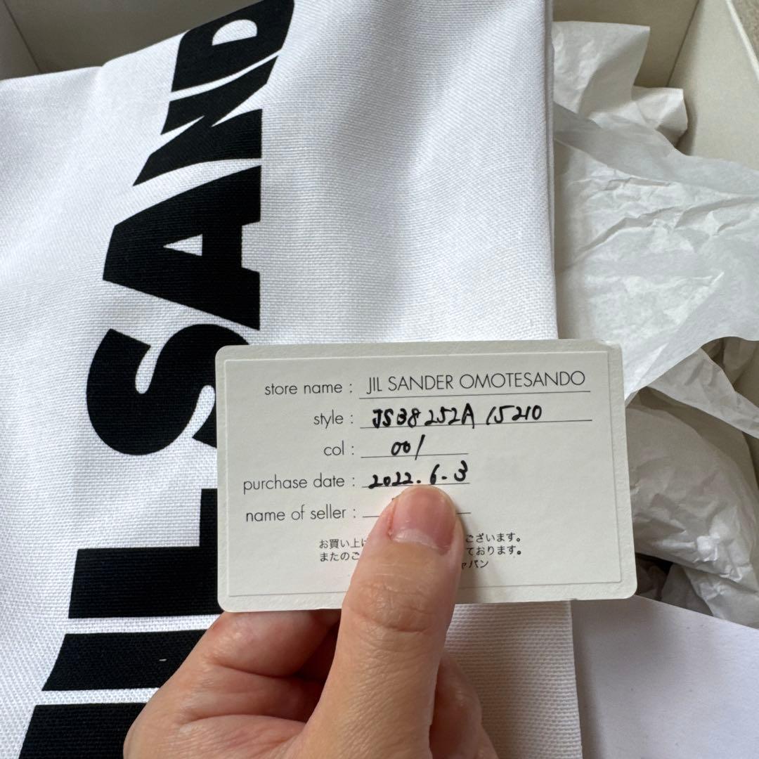 jil sander メタルミュール35 ポインティドトゥサンダル 保存袋付き