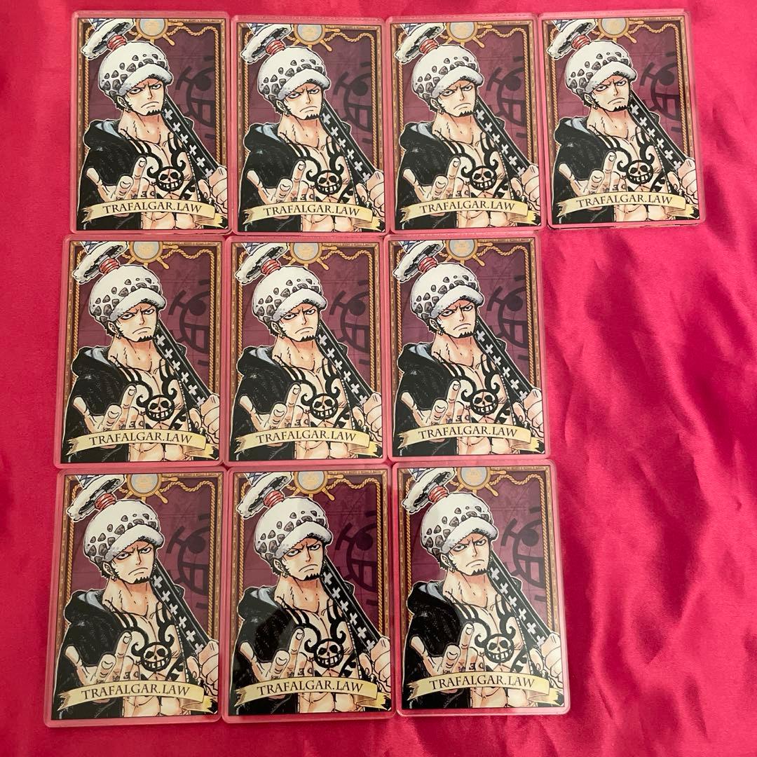 ステータスカード　ONE PIECE トラファルガー　ロー　10個