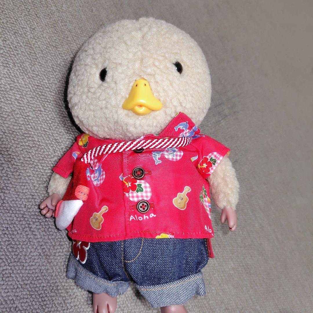 東京トガリ ぬいぐるみ 赤いアロハシャツ