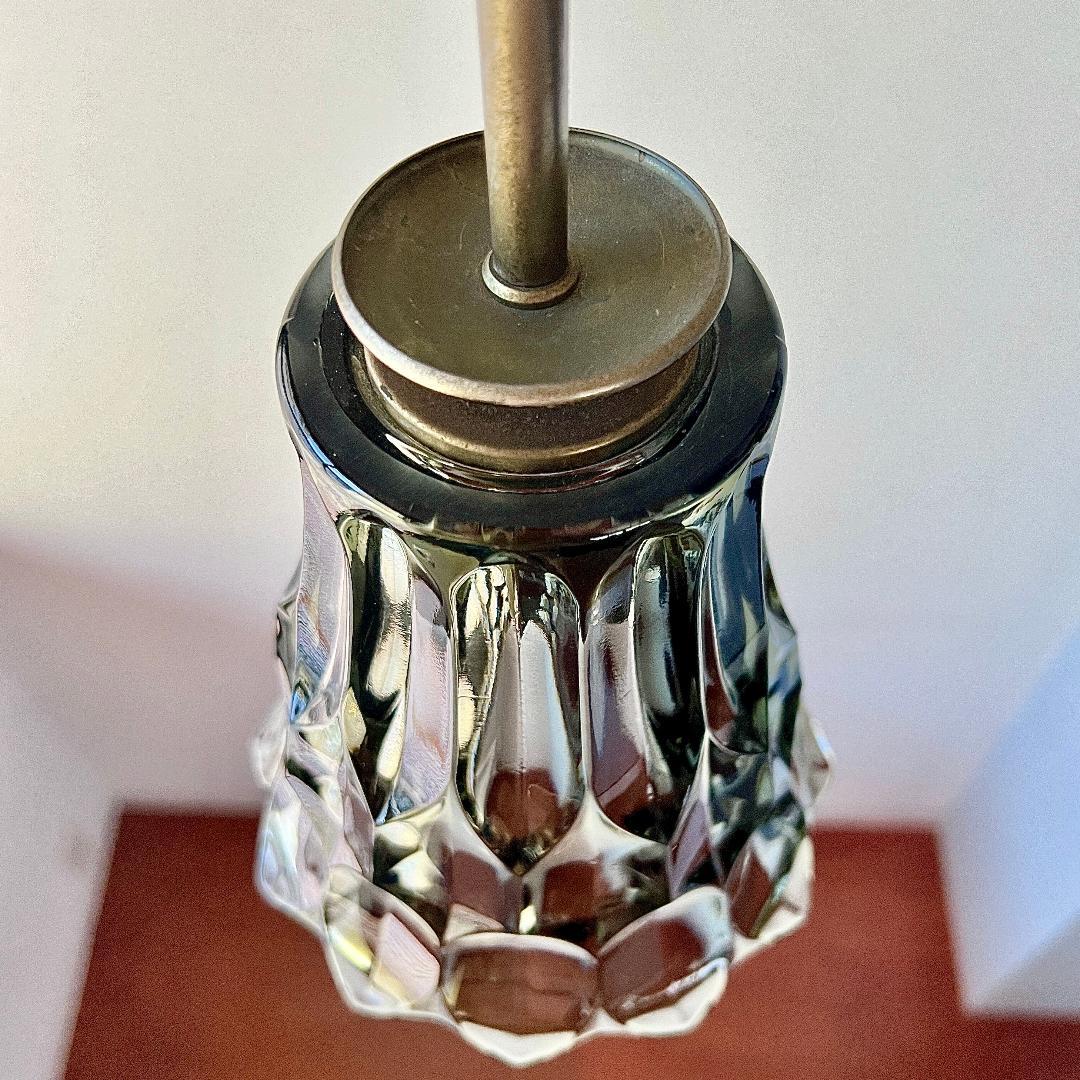 ペンダントランプ ドイツ製 カットグラス ミッドセンチュリー 北欧 照明器具