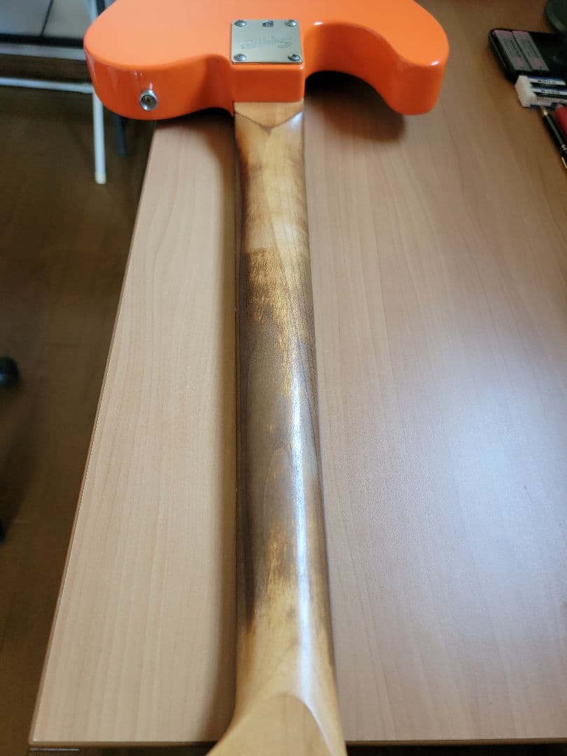 ム*店様 オレンジ テレキャスタータイプ エレキギター