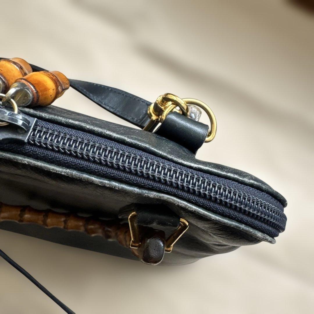 GUCCIバンブーショルダーバッグ