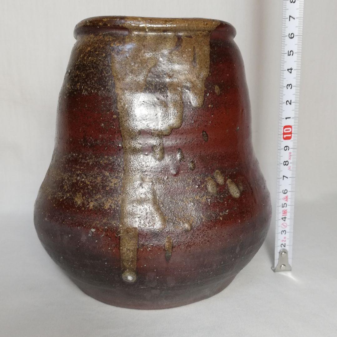 古備前 四方口花入 備前焼 華道具 茶道具 花器 フラワーベース 花瓶 置物