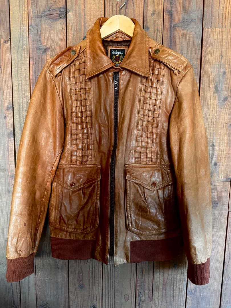 Schott ヴィンテージ　ホースハイド　レザージャケット