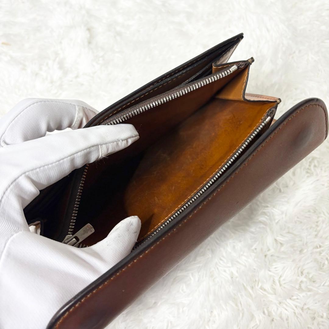 美品✨ワイルドスワンズWAVE ウェイブ フルグレインブライドル　財布