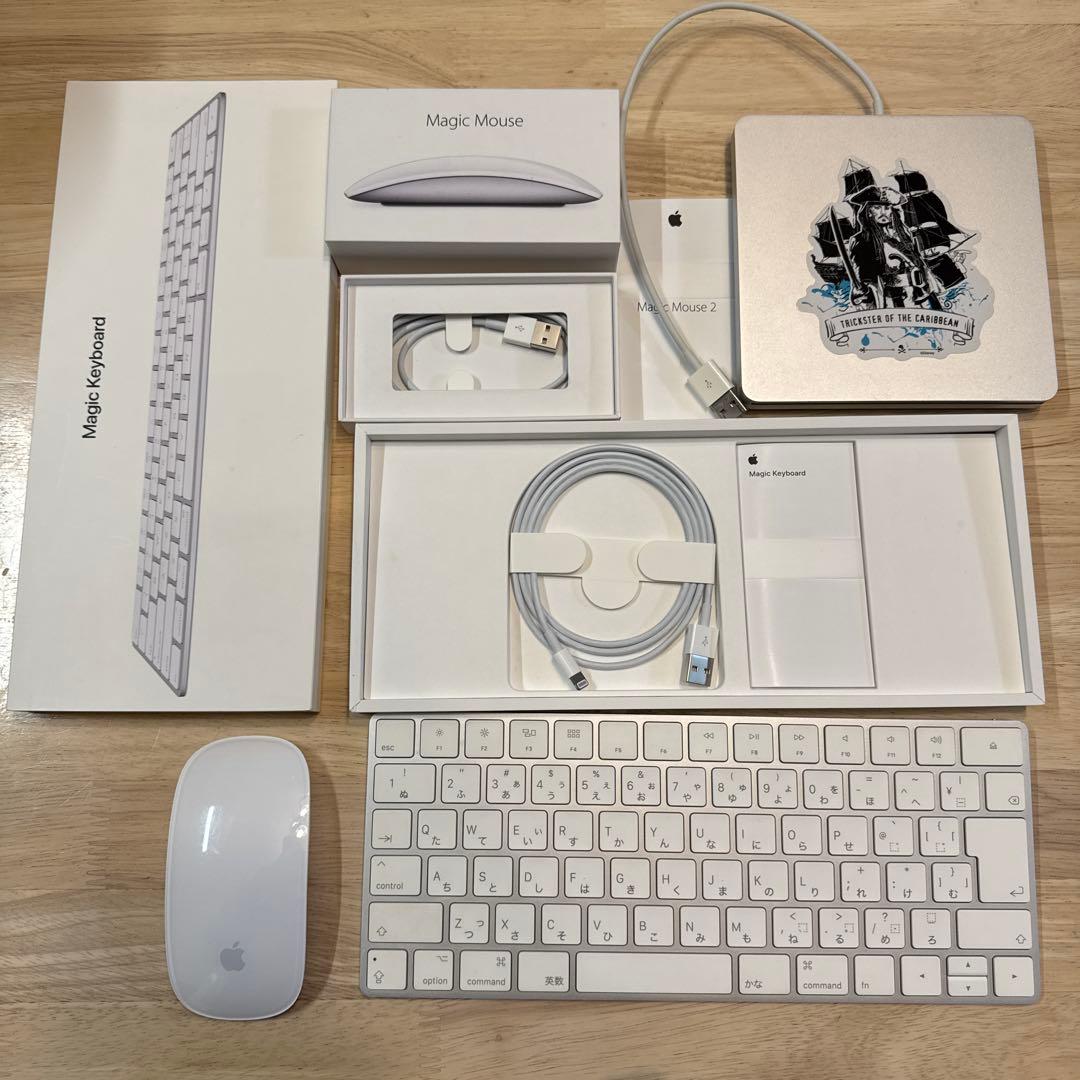 Apple Magic Keybord Magic Mouse2 DVDドライブ