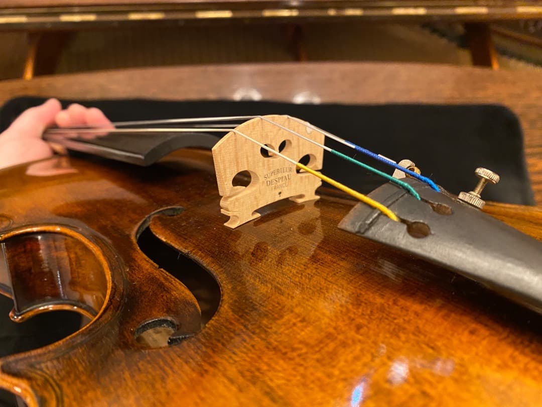 弦楽器 Suzuki violin.Stradivarius copy. N.8.4/4