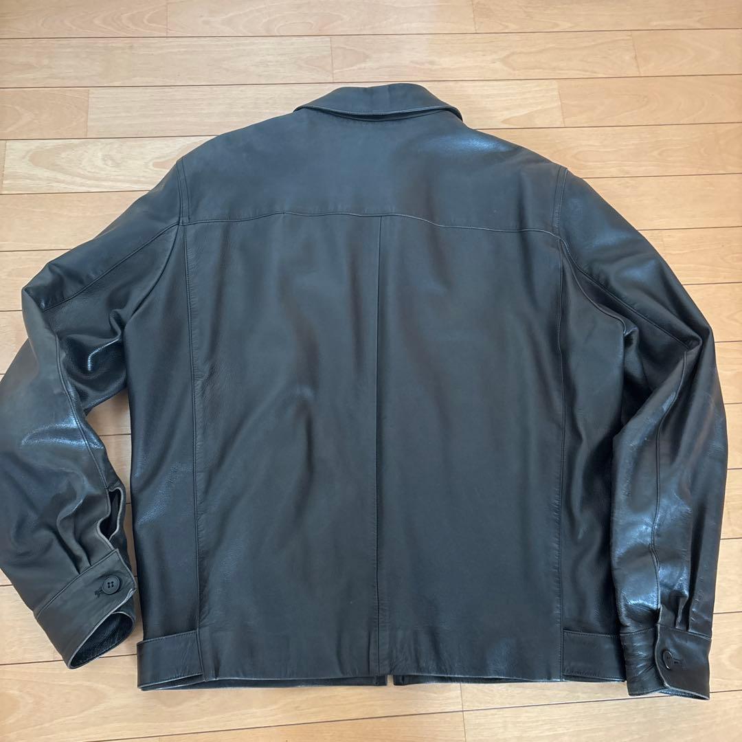 90s agnès b leatherjacket シープ羊　サイズ0 アニエス