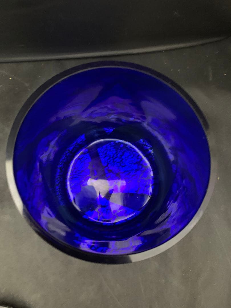 銀箔 水指 青ガラス水指　茶道具