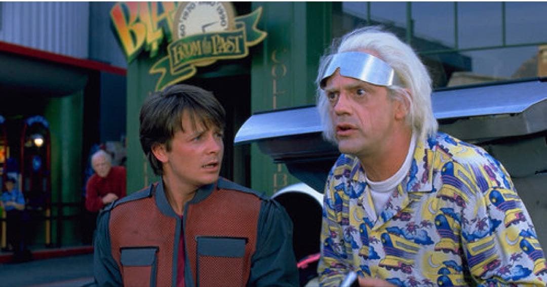 バックトゥザフューチャー　ドク　未来　サングラス　映画プロップ