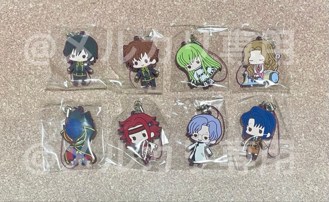 コードギアス 反逆のルルーシュ ラバーストラップコレクション 限定 セット