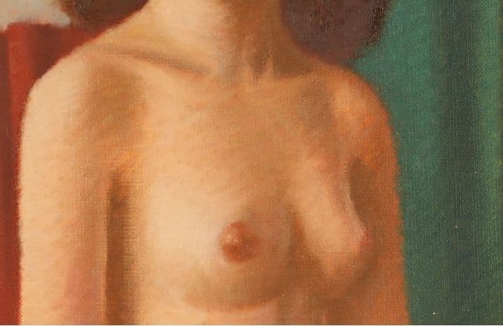 佐藤カツヤ氏のF３号油彩画