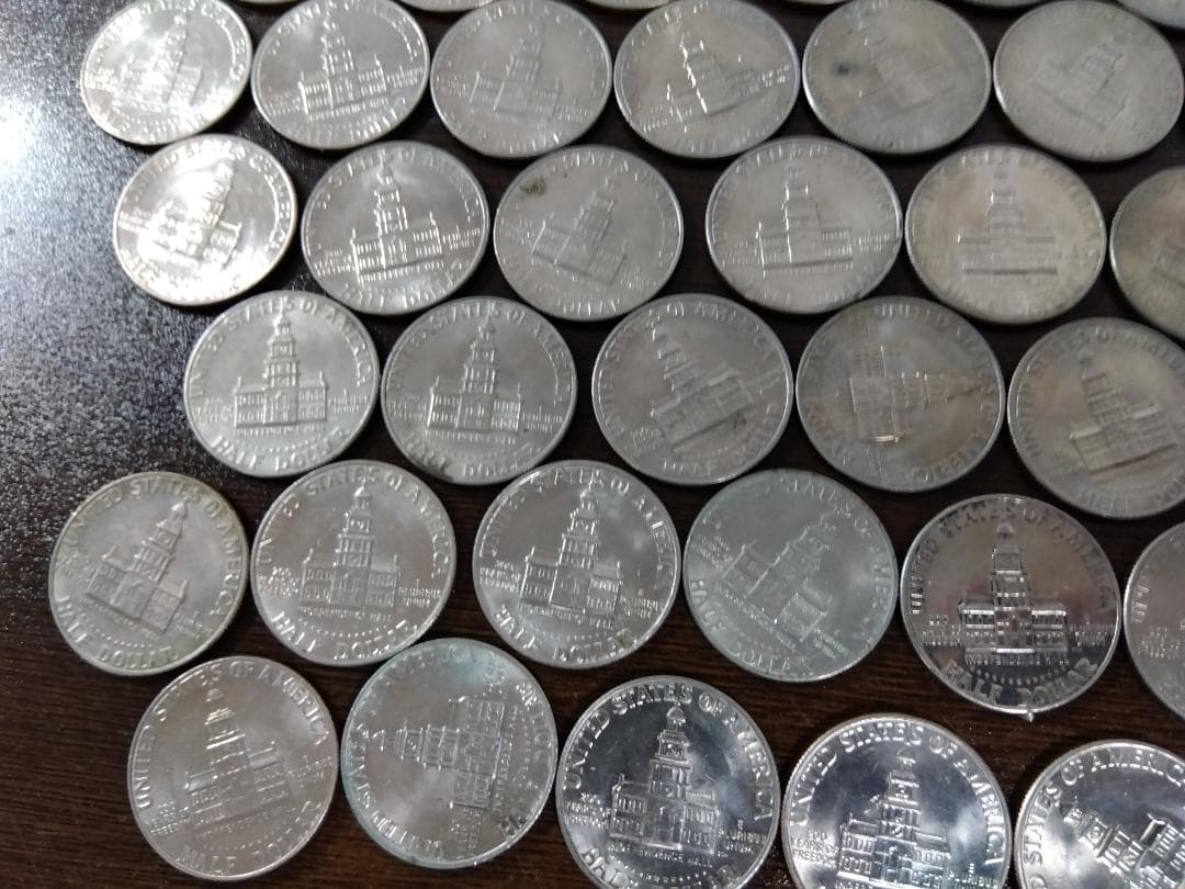【アメリカ・大量】１９７６年 建国２００年記念 ハーフダラー５０枚！
