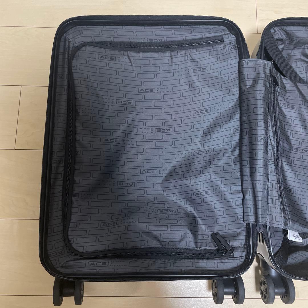 ACE キャリーケース ジョリー ブラック TSAロック 機内持込み 36L