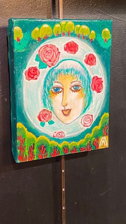 【アクリル画】 商品名 透めいな貴方 0号 額なし 未使用品