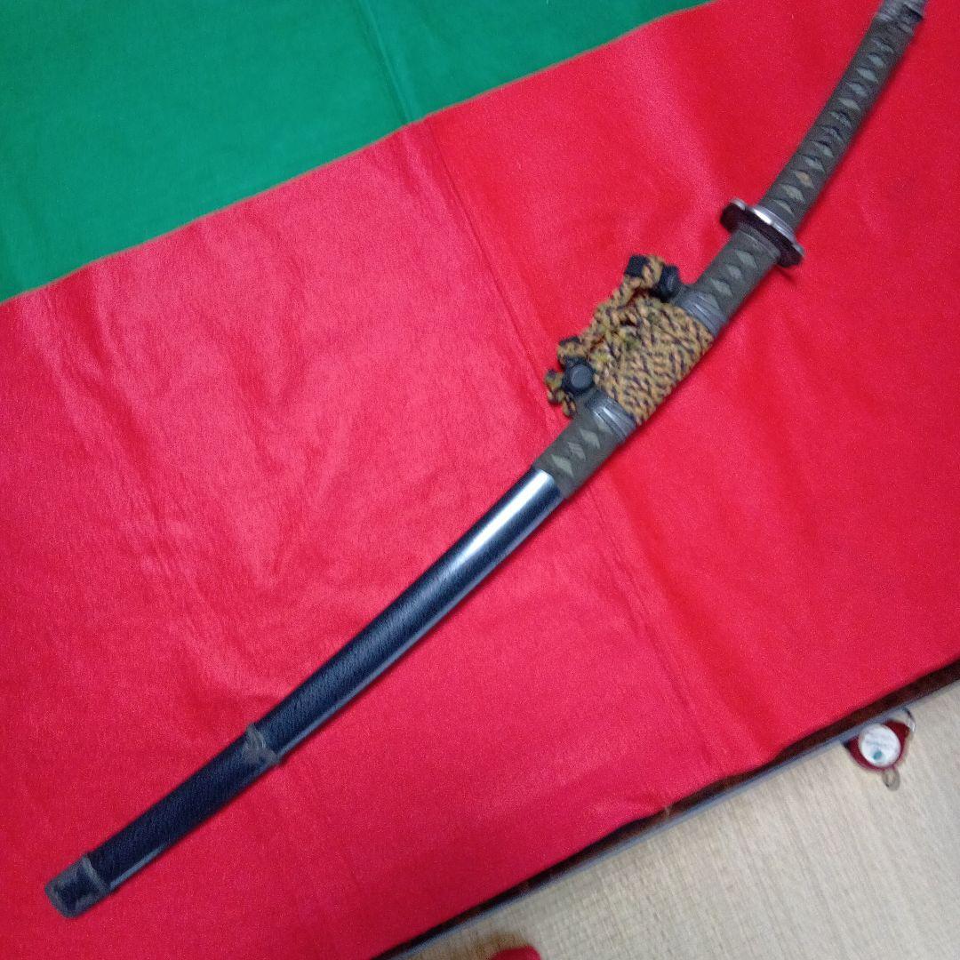 太刀拵え総銀金具現代製　新品高級拵え袋房付き。