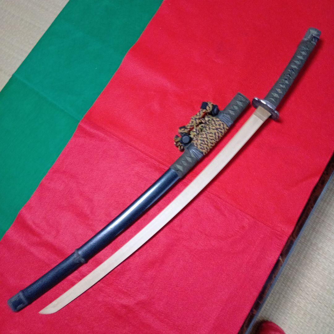 太刀拵え総銀金具現代製　新品高級拵え袋房付き。