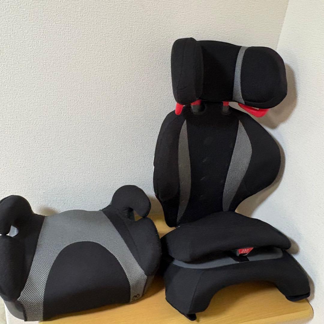 SALE エールベベ サラット3ステップV3 ブラックグレー ジュニアシート