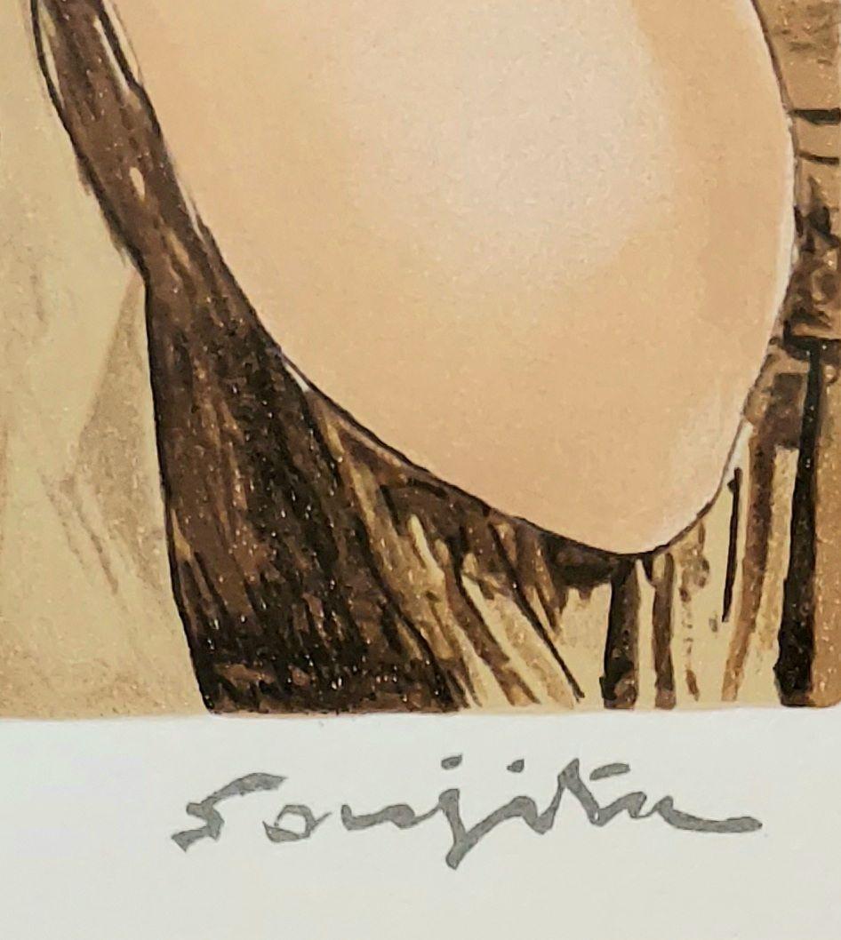 藤田　嗣治「フォークを持つ少女」