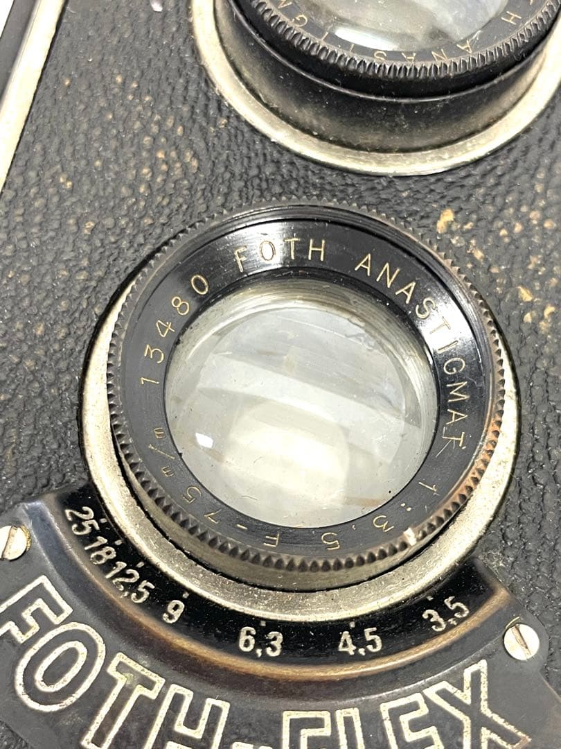 FOTH-FLEX フォスフレックス 二眼レフカメラ レザーケース付き