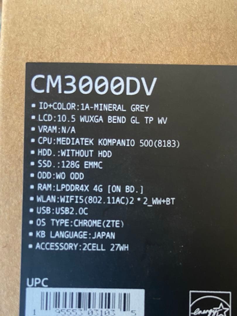 Chromebook本体 Chromebook