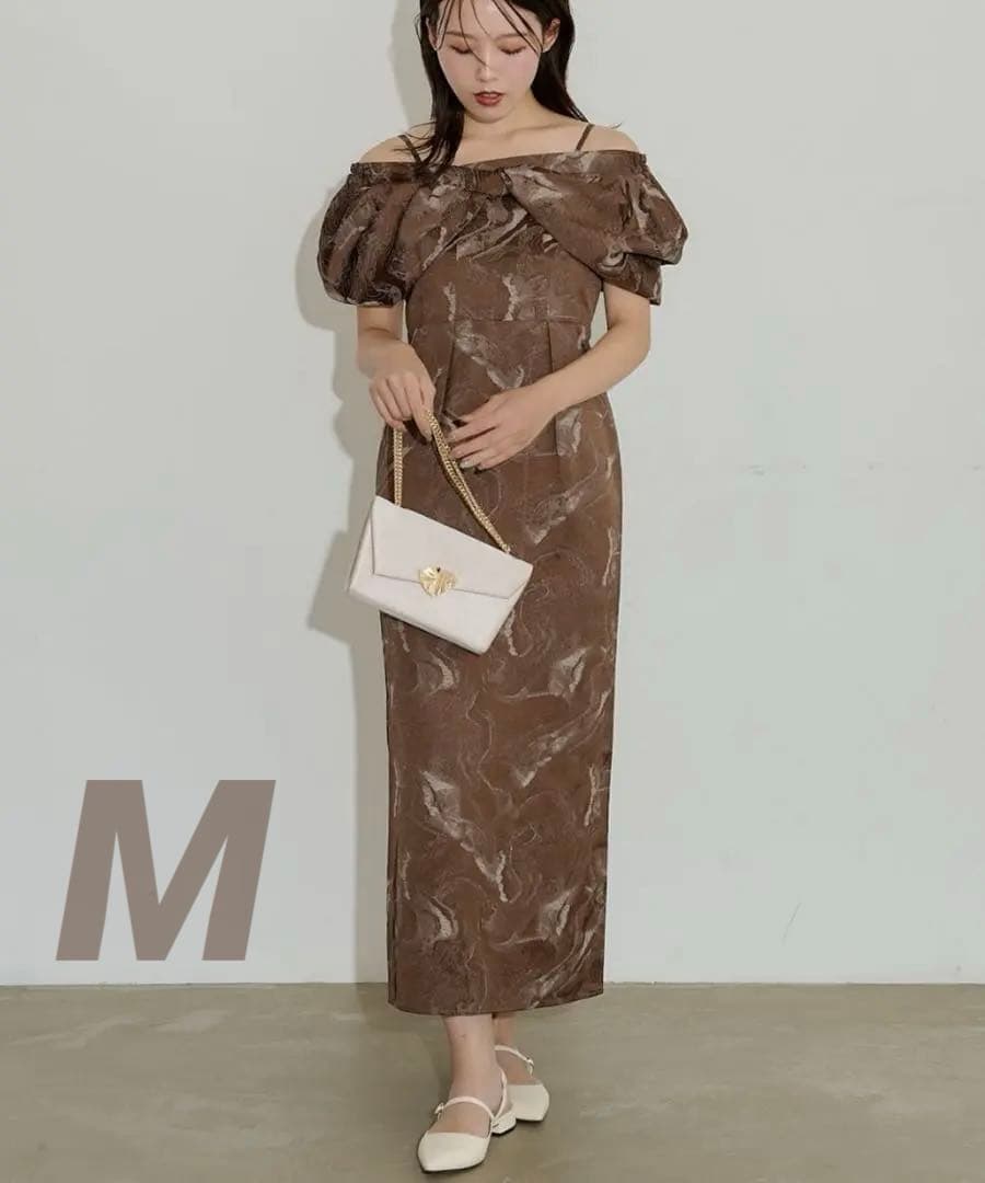 ★新品タグ付き★LE’RURE Docking big ribbon dress