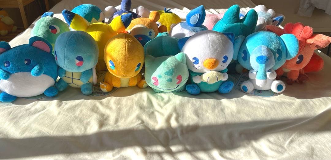 【まとめ売り】ポケモンセンター限定　サイコソーダ・リフレッシュ　ぬいぐるみ17点