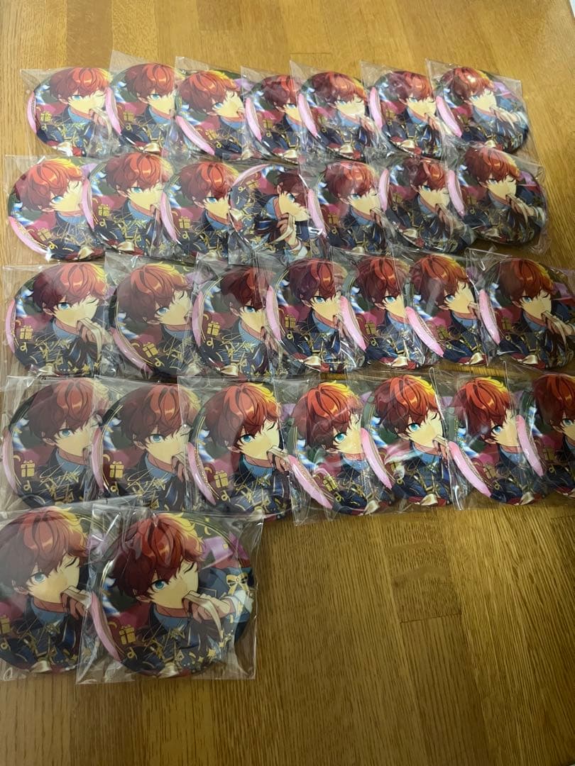 招募缶バッジ 一彩 30個