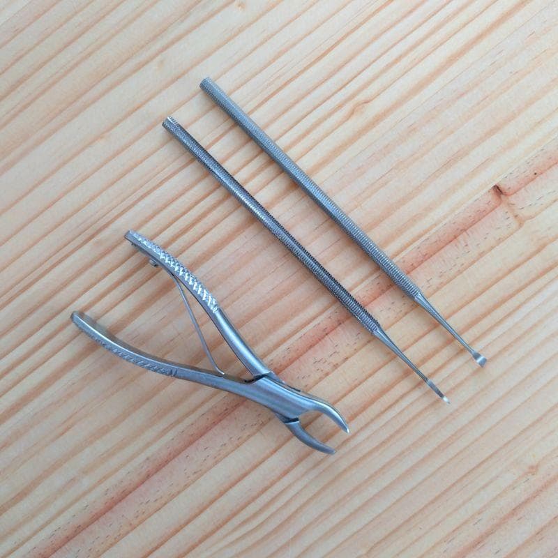 【帝塚山ハウンドカム】愛犬・愛猫用 歯石取りペンチ＆スケーラーセット