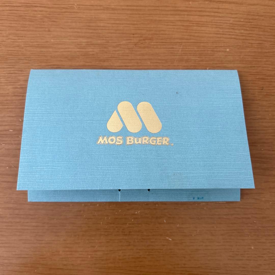 モスバーガー40周年純金切手型カード