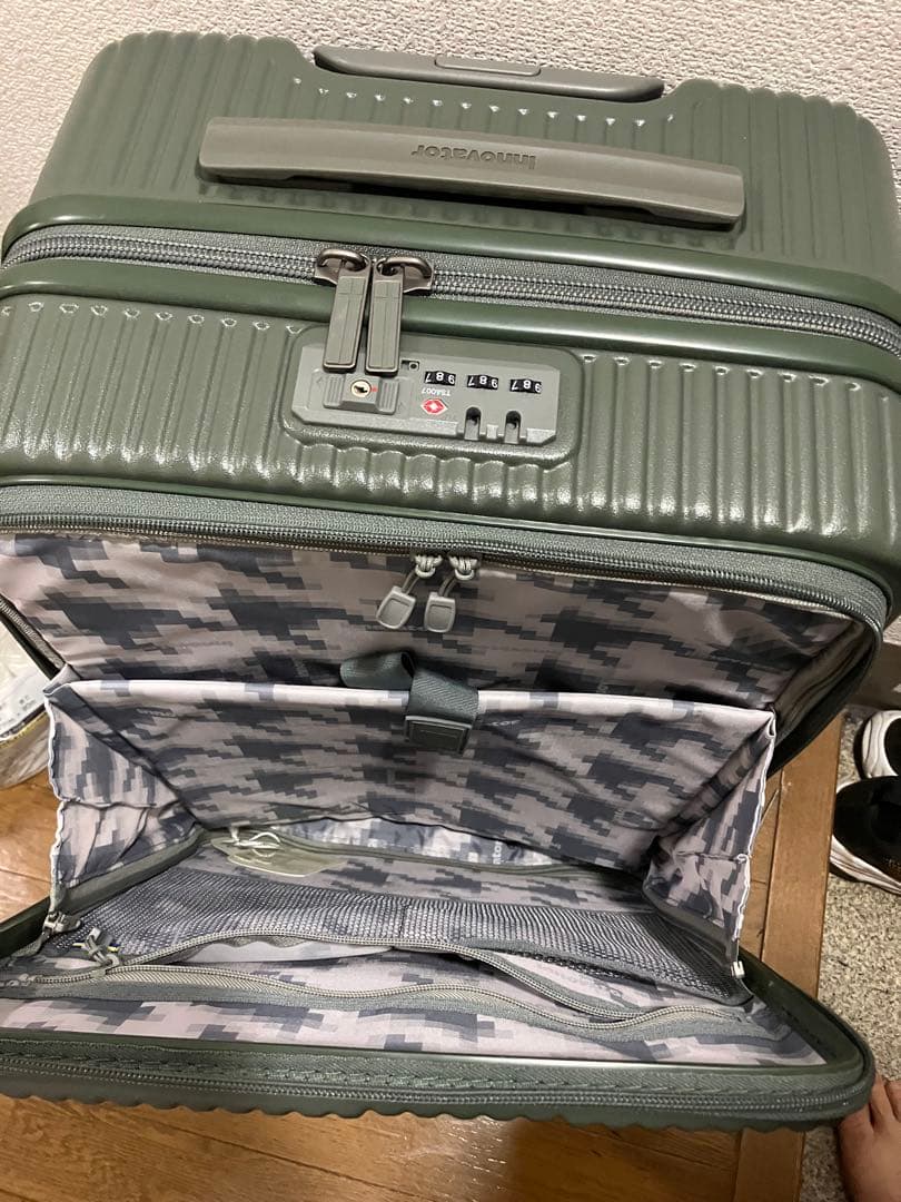 innovator スーツケース INV155 マッドカーキ