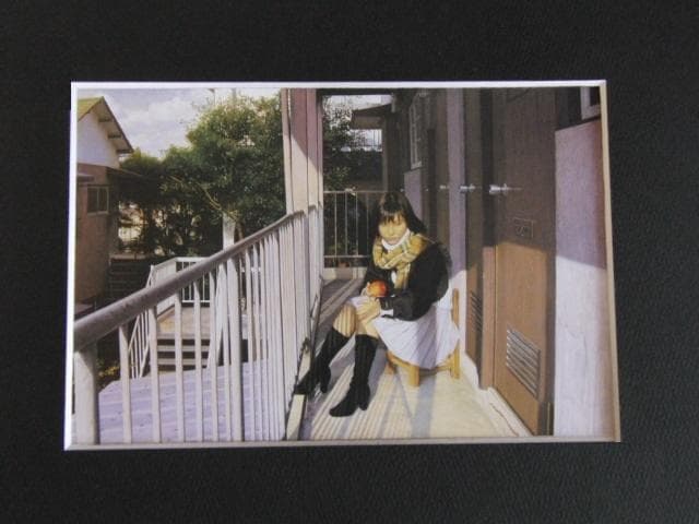 小尾修、【陽】、希少な額装用画集より、新品額装付、状態良好