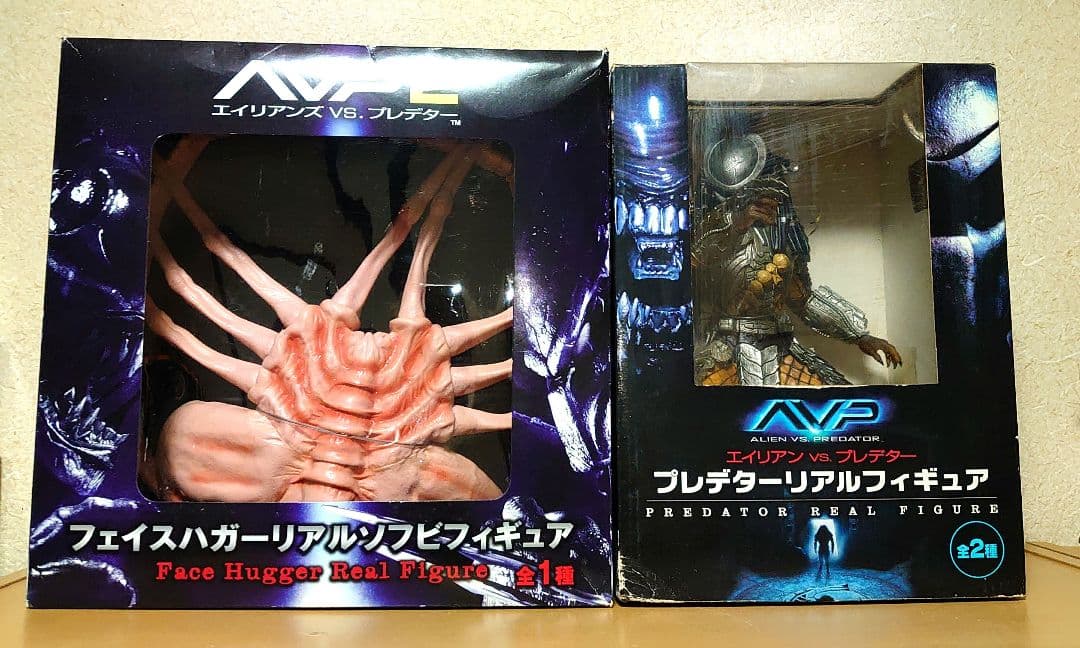 エイリアン VS プレデター フェイスハガー リアル ソフビ フィギュア