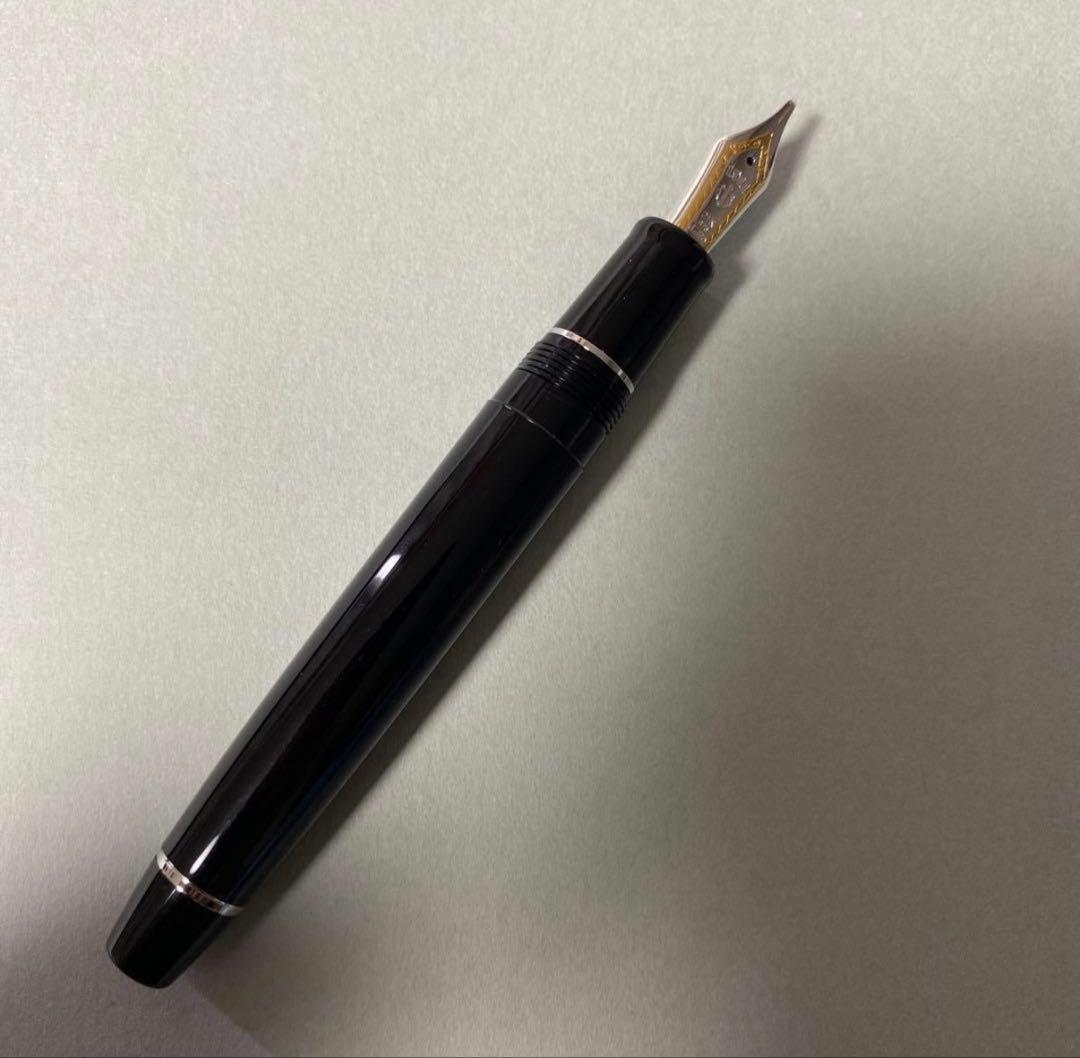 セーラー万年筆　プロフェッショナルギア　Σ銀　ブラック　ミュージック