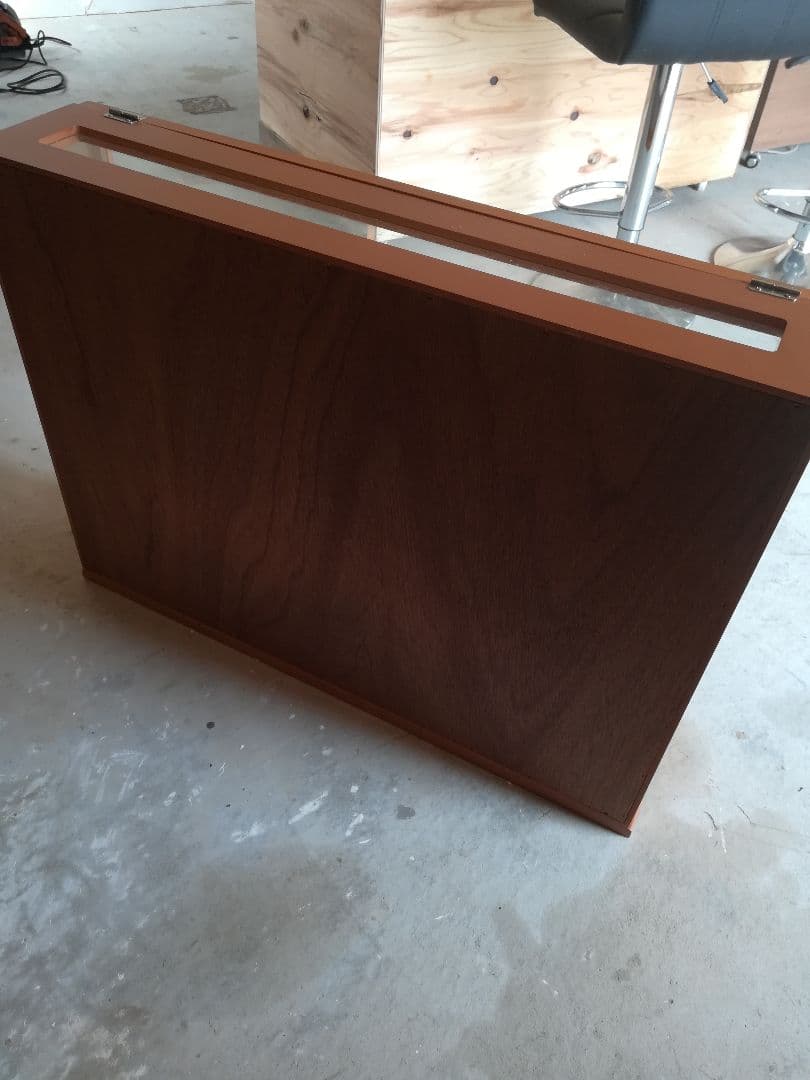 コ*リ様 大きめ木製枠ケース　ショーケース店舗什器　送料込み