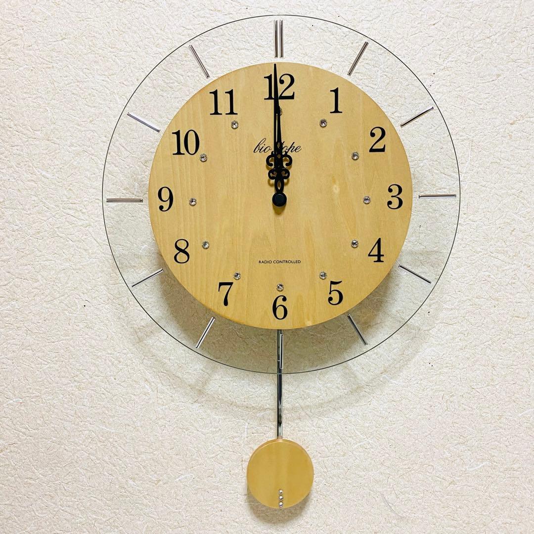 pendulum clock.　板尾工芸　振り子時計　電波時計