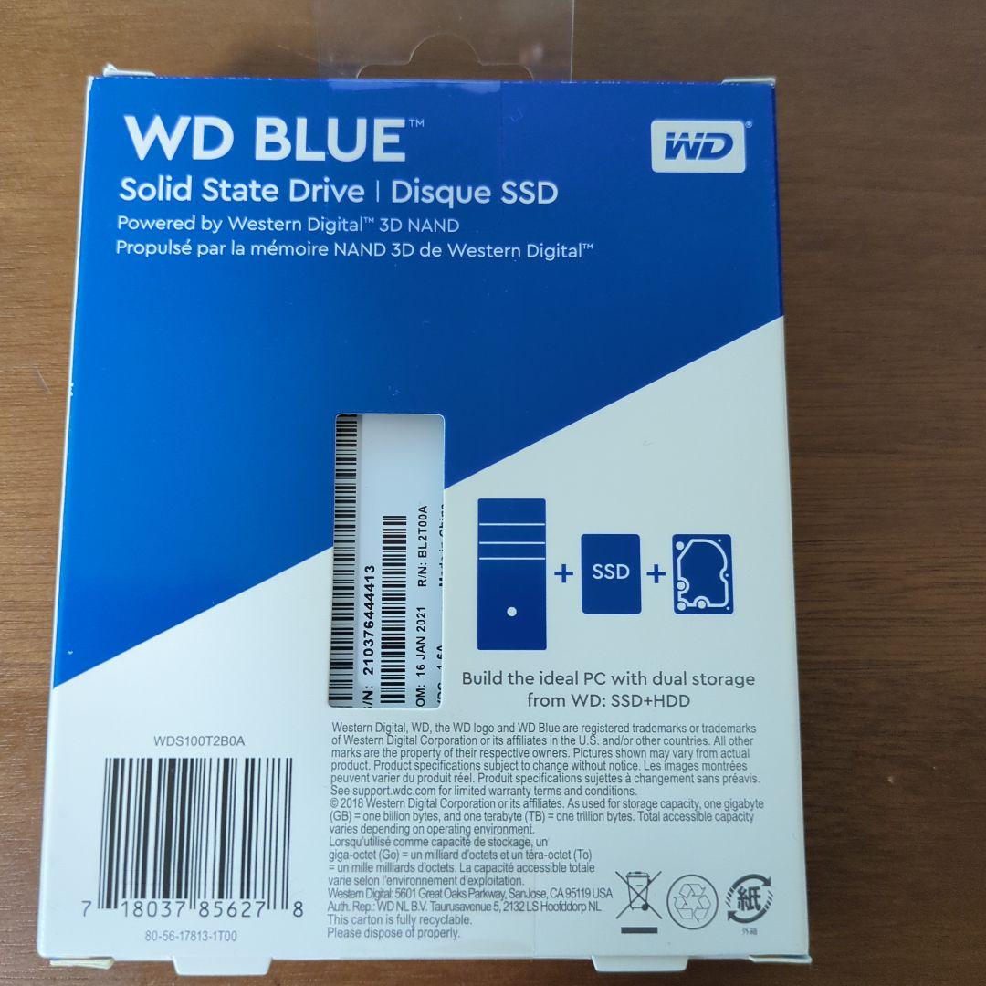 【予約品】WD BLUE 1TB SATA SSD　WDS100T2B0A④～⑦