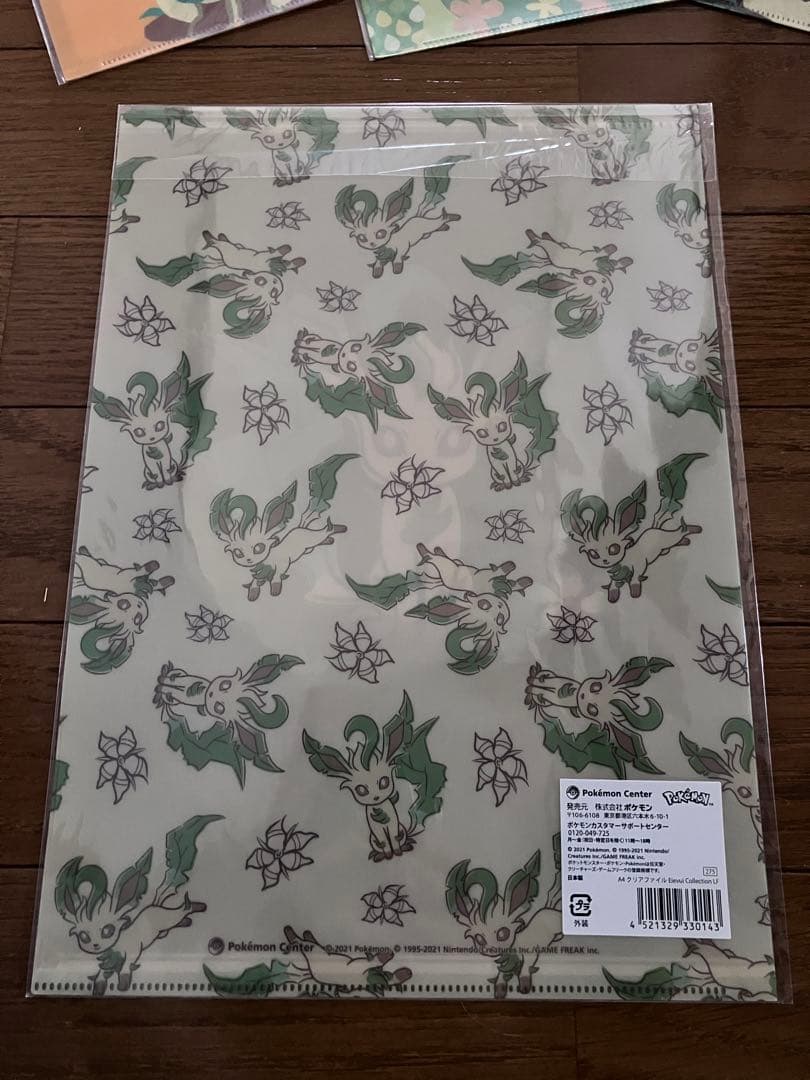 ポケモン　リーフィア　クリアファイル7枚+ぺったりフック　ヒグチユウコ他　まとめ