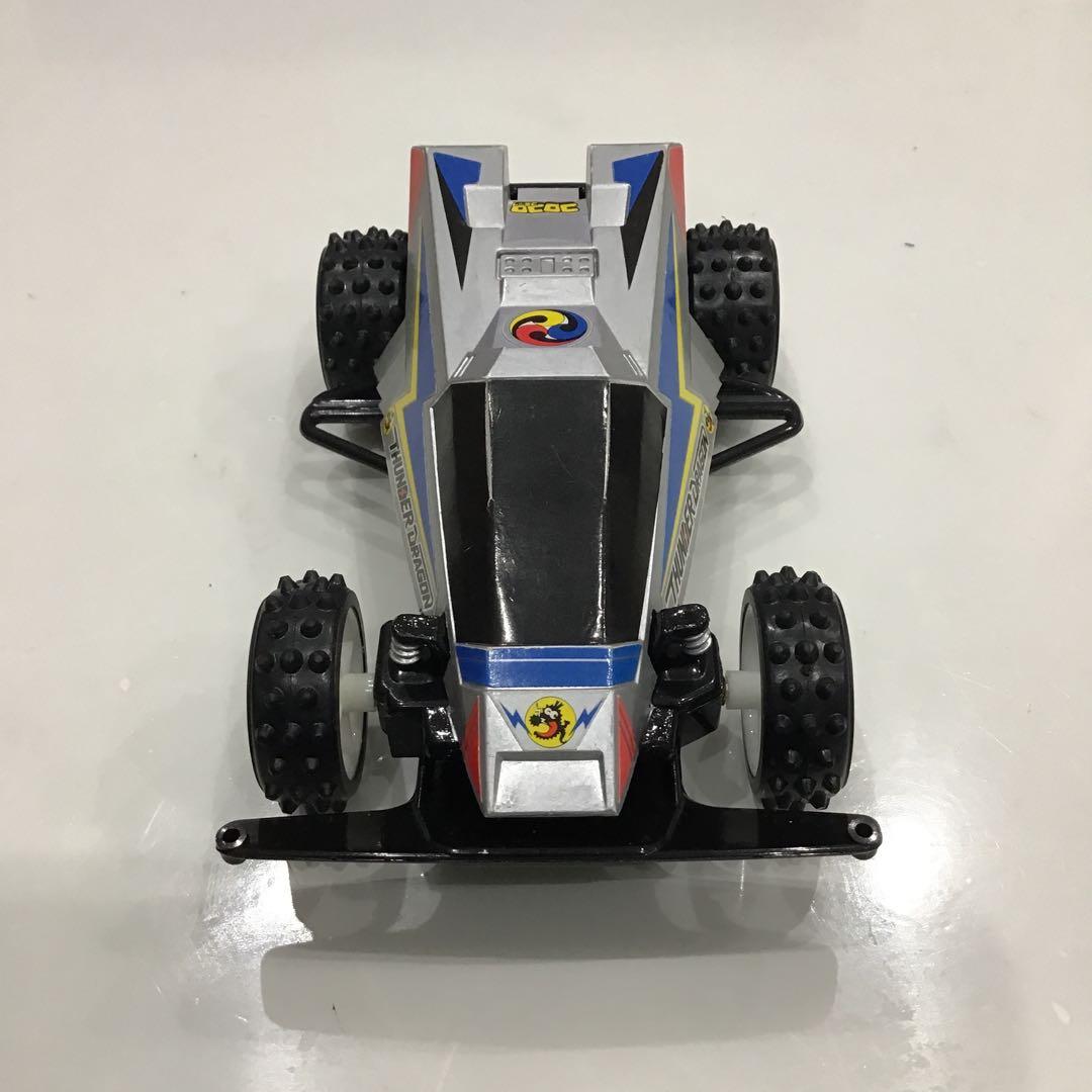 ホットショット&サンダードラゴンミニ四駆✨初期✨ケース付✨ 穴無タイプ1シャーシ