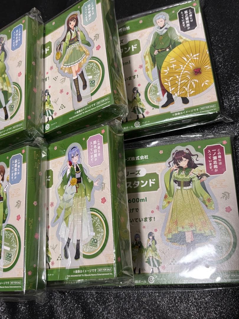 アイドルマスター　サントリー伊右衛門コラボ　アクリルスタンド　全6種コンプセット